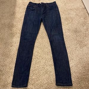 Nudie Jeans Tape Ted ORG DRY GREY EMBO NJ3243 SIZE 29/32 for sale